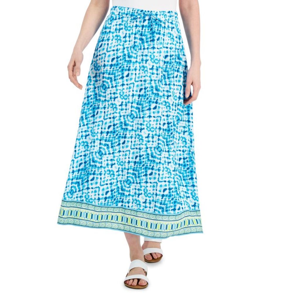 JM Collection Petite A-Line Maxi Skirt